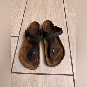 Birkenstock Black and Brown Sandals